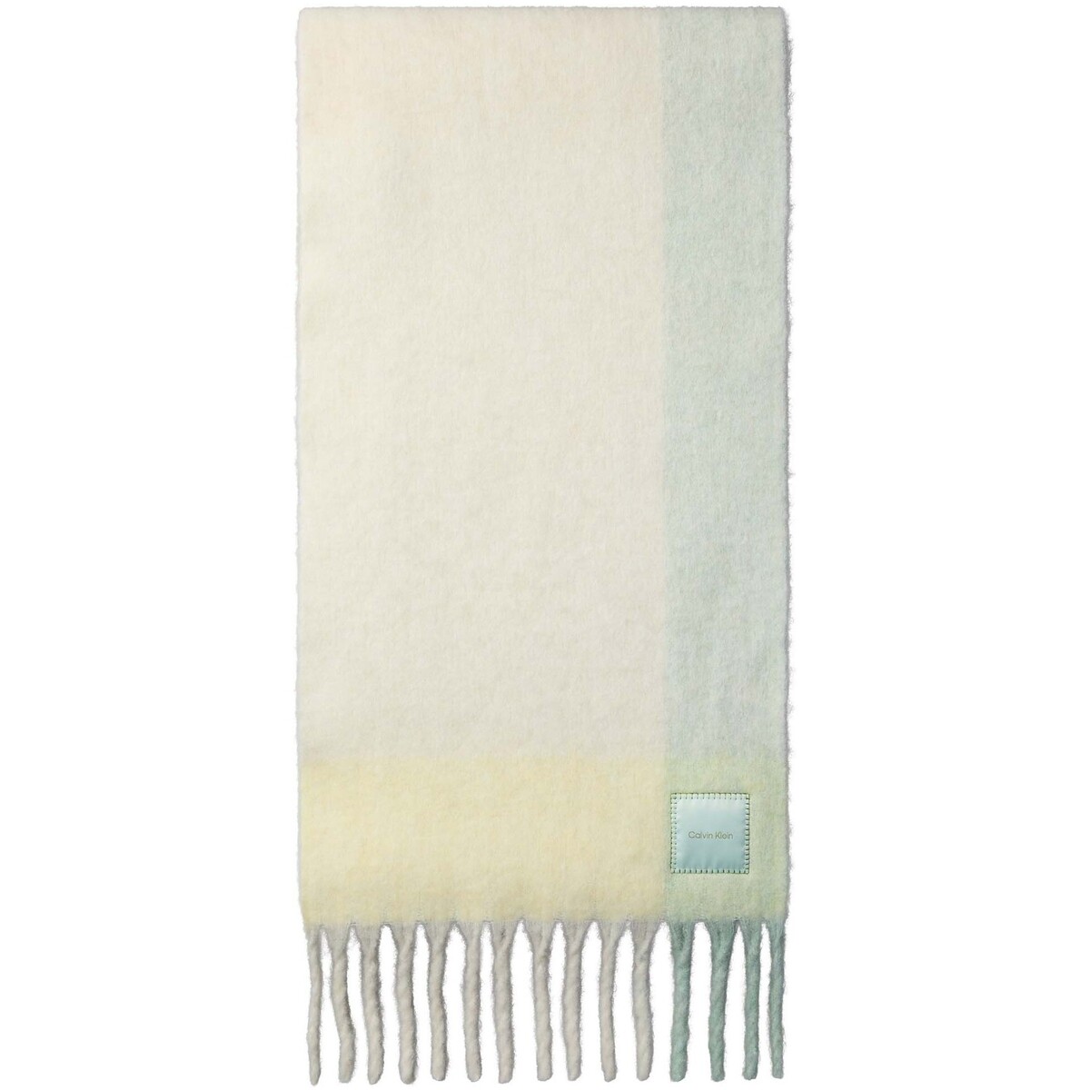 Κασκόλ Calvin Klein Jeans Patch Brushed Checked Scarf