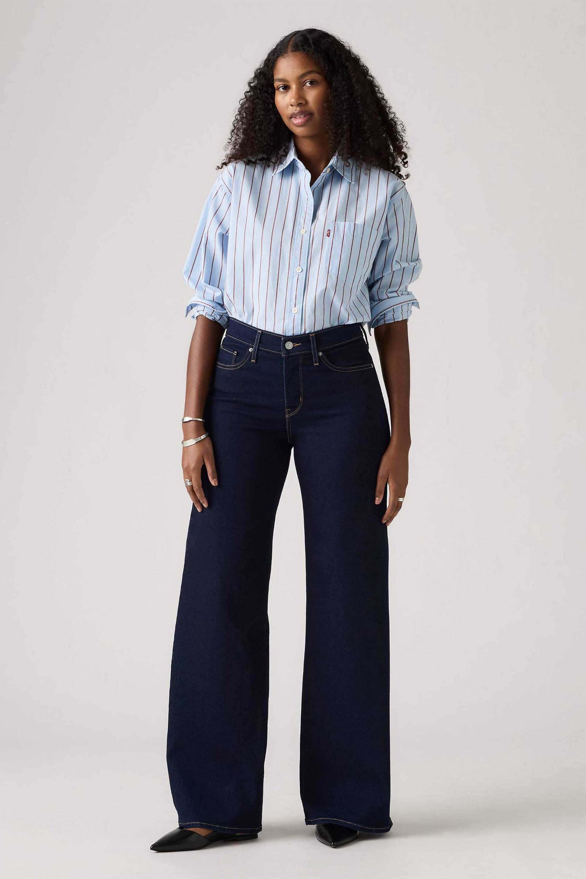 Levi's® γυναικείο τζιν παντελόνι πεντάτσεπο Wide Leg "318™"