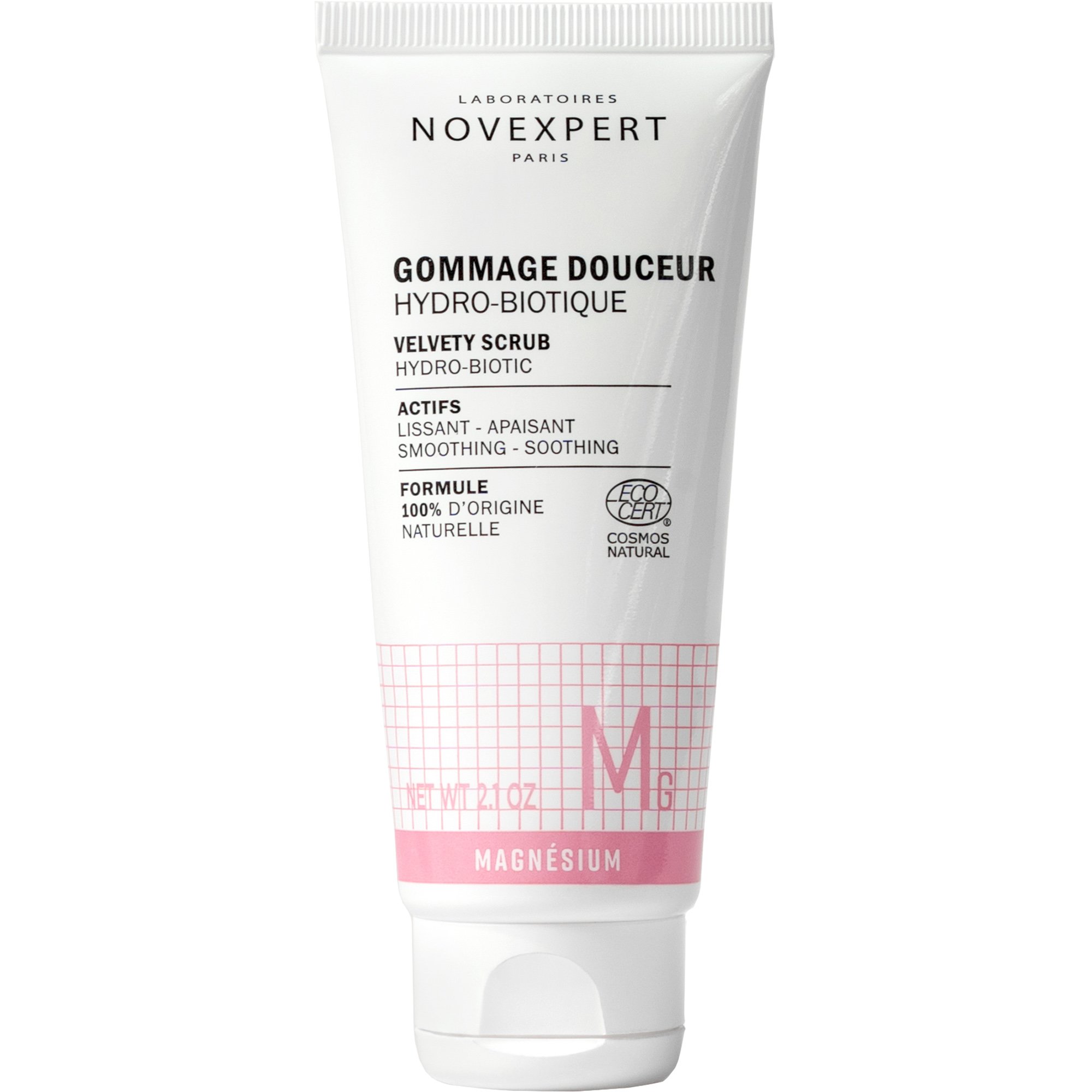 Novexpert Hydro-Biotic Velvety Scrub Απαλό Scrub για Ευαίσθητες Επιδερμίδες για Πρόσωπο & Χείλη 60ml