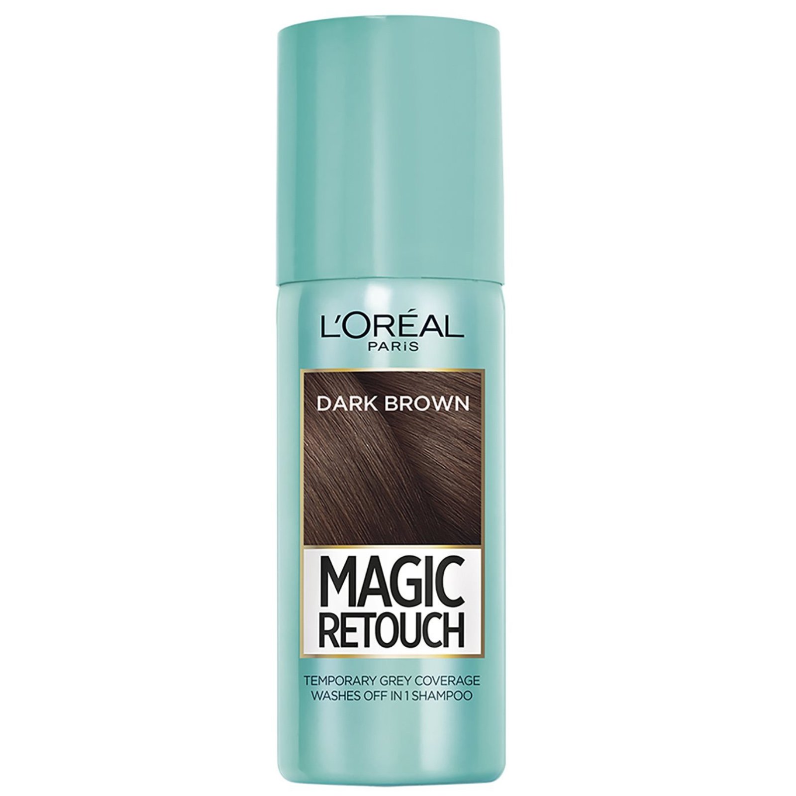 L'Oreal Paris Magic Retouch Spray Κάλυψης Λευκών Ριζών Σκούρο Καστανό 75ml - 2 Dark Brown
