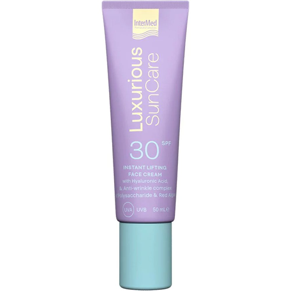 Luxurious SunCare Instant Lifting Spf30 Face Cream Αντηλιακή Κρέμα Προσώπου με Υψηλή Προστασία & Αντιρυτιδική Δράση 50ml
