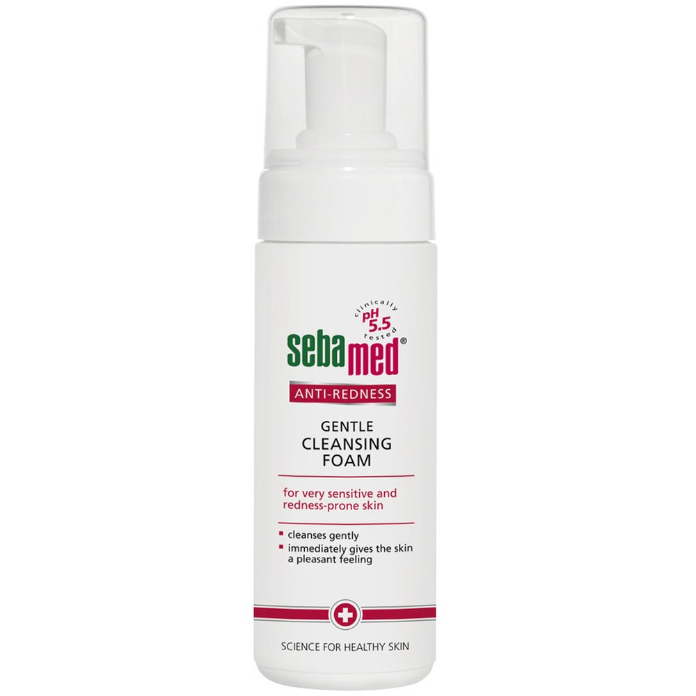 Sebamed Anti-Redness Gentle Cleansing Foam Αφρός Καθαρισμού για Ευαίσθητες Επιδερμίδες με Τάση Ερυθρότητας & Ροδόχρους Ακμής 150ml