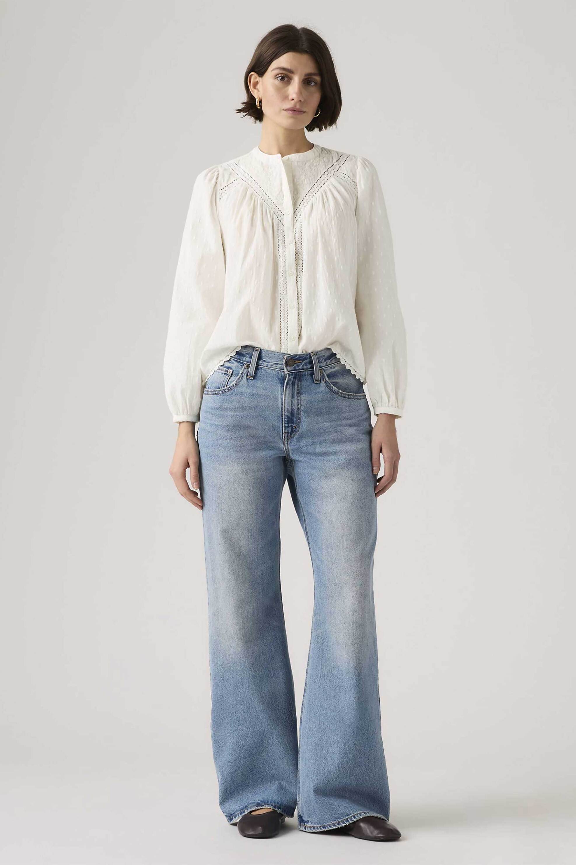 Levi's® γυναικείο τζιν παντελόνι πεντάτσεπο Loose Bootcut Fit "Baggy Dad"