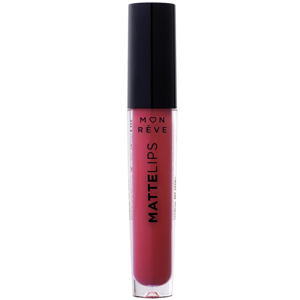 Mon Reve Matte Lips Liquid Lipstick Υγρό Ματ Κραγιόν με Πλούσιο Χρώμα Μεγάλης Διάρκειας 4ml - 09
