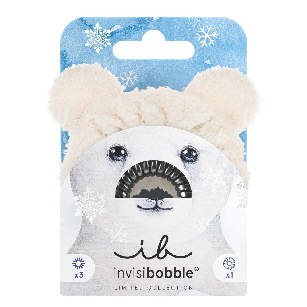 Invisibobble Promo Polar Cozyness Sprunchie 1 Τεμάχιο & Hair Claw 3 Τεμάχια