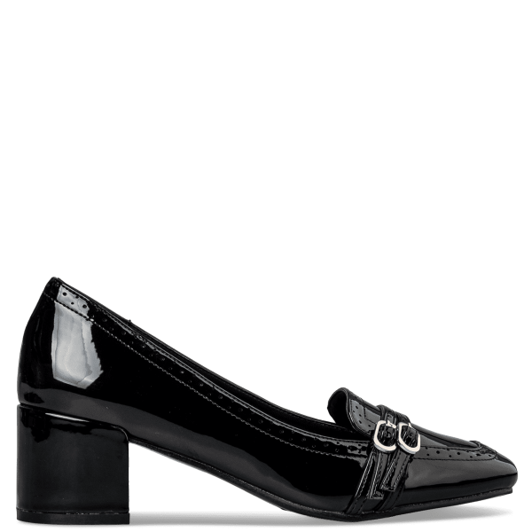 MID HEELED LOAFERS