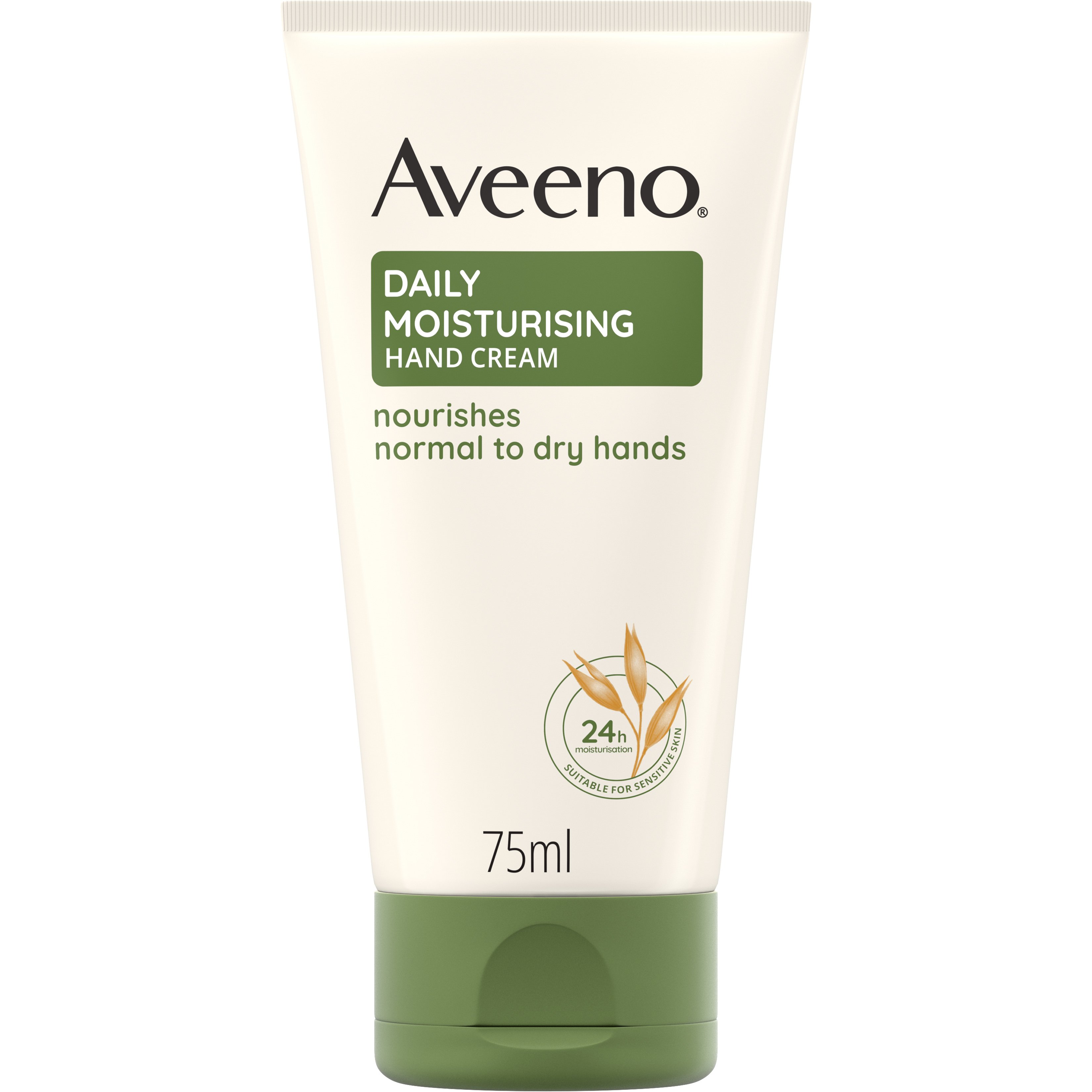 Aveeno Daily Moisturising & Nourishes Hand Cream for Normal to Dry Hands Ενυδατική Κρέμα Χεριών για Κανονικές & Ξηρές Επιδερμίδες 75ml