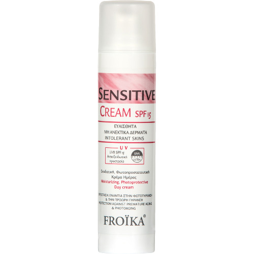 Froika Sensitive Cream UV-Spf15 Κρέμα Ημέρας με UVA-UVB Προστασία, Καταπραϋνει από τους Ερεθισμούς 40ml