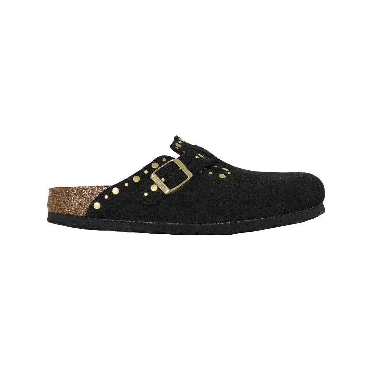 Mules BIRKENSTOCK Sandales boston rivet daim