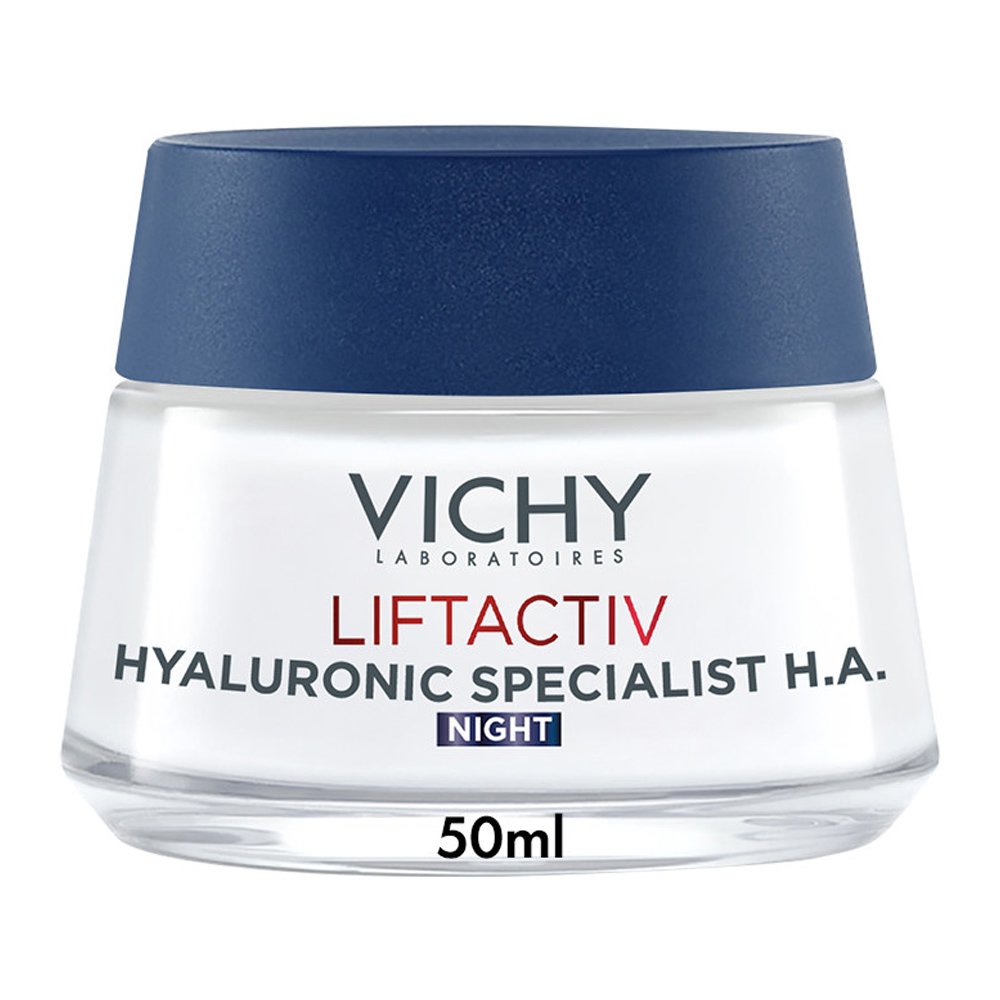 Vichy Liftactiv Hyaluronic Specialist H.A. Κρέμα Νύχτας Προσώπου για Ενίσχυση του Υαλουρονικού Οξέος Ενάντια στα Πρώτα Σημάδια Γήρανσης 50ml