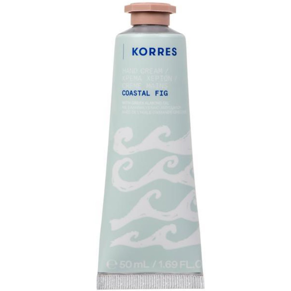 Korres Coastal Fig Hand Cream Ενυδατική Κρέμα Χεριών με Φρέσκιες Νότες Μεσογειακού Σύκου & Ελληνικό Έλαιο Αμυγδάλου 50ml