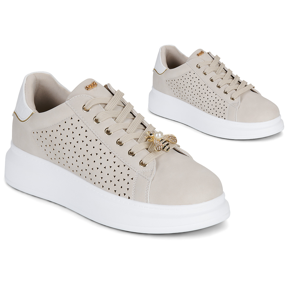 Xαμηλά Sneakers Exé Shoes 66-61EX16-PU-OFF-WHITE
