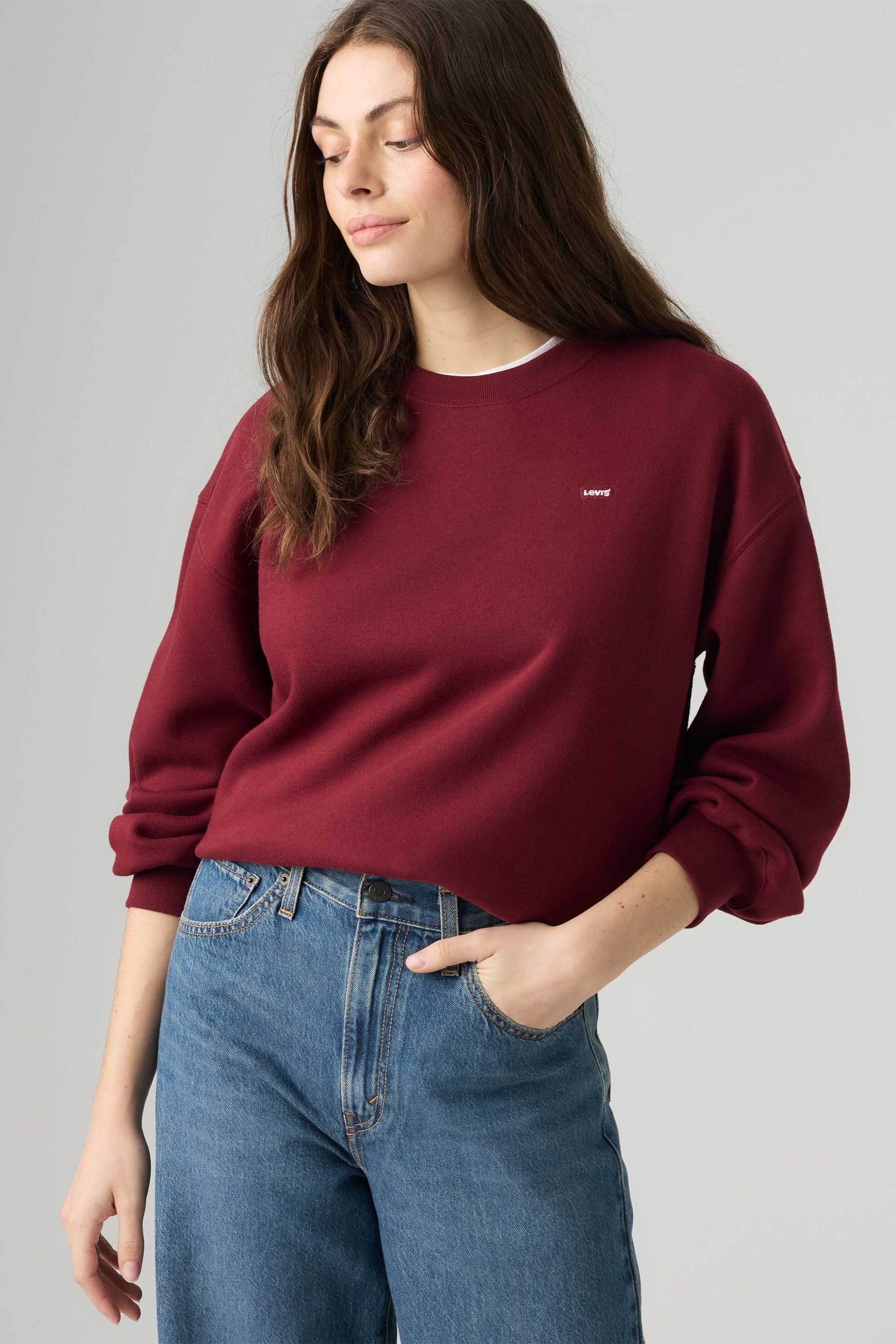 Levi's® γυναικεία μπλούζα φούτερ με λογότυπο Relaxed Fit "Everyday"
