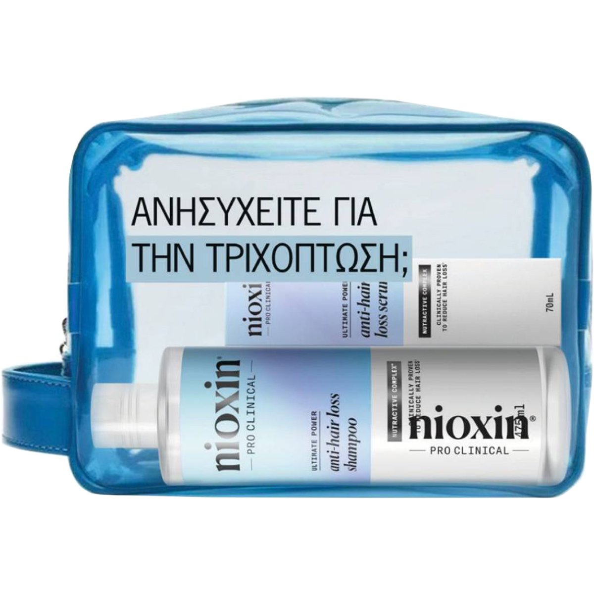 Nioxin Promo Anti-Hair Loss Shampoo 240ml & Anti-Hair Loss Serum 70ml
