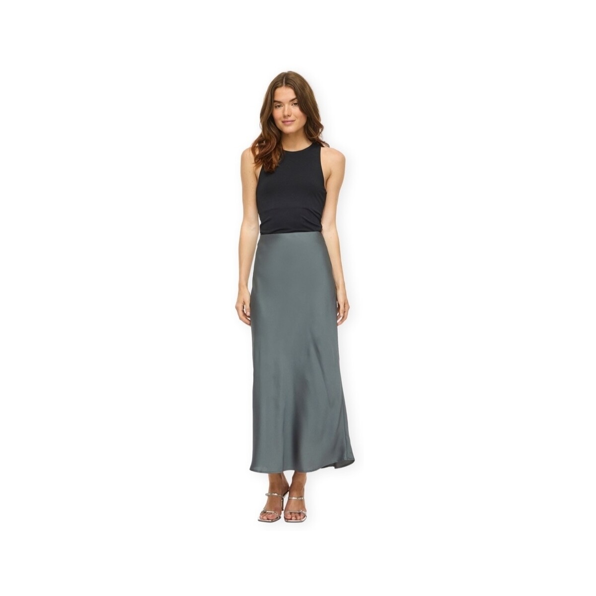 Κοντές Φούστες Vila Noos Elette Skirt - Balsam Green