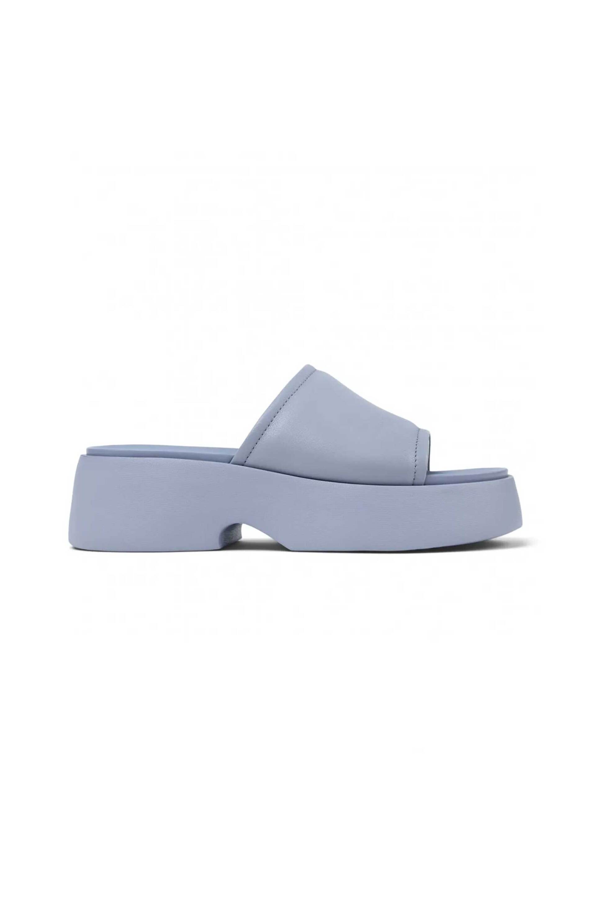 Camper γυναικεία δερμάτινα flatforms μονόχρωμα με χοντρή σόλα "Tasha" | 37
