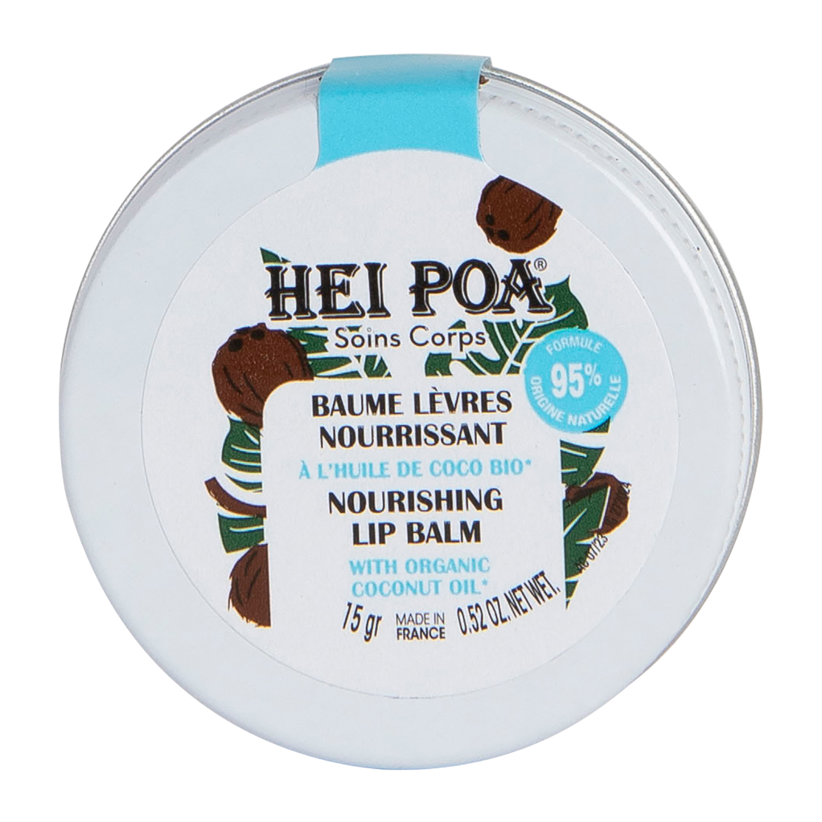 Nourishing Lip Balm With Organic Coconut Oil 15gr