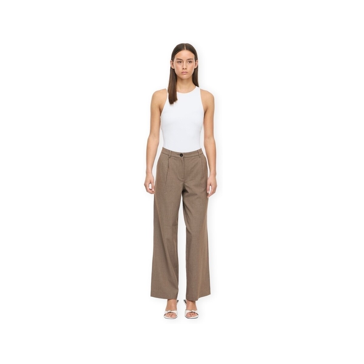 Παντελόνια Vila Noos Kari Wide Trousers - Falcon