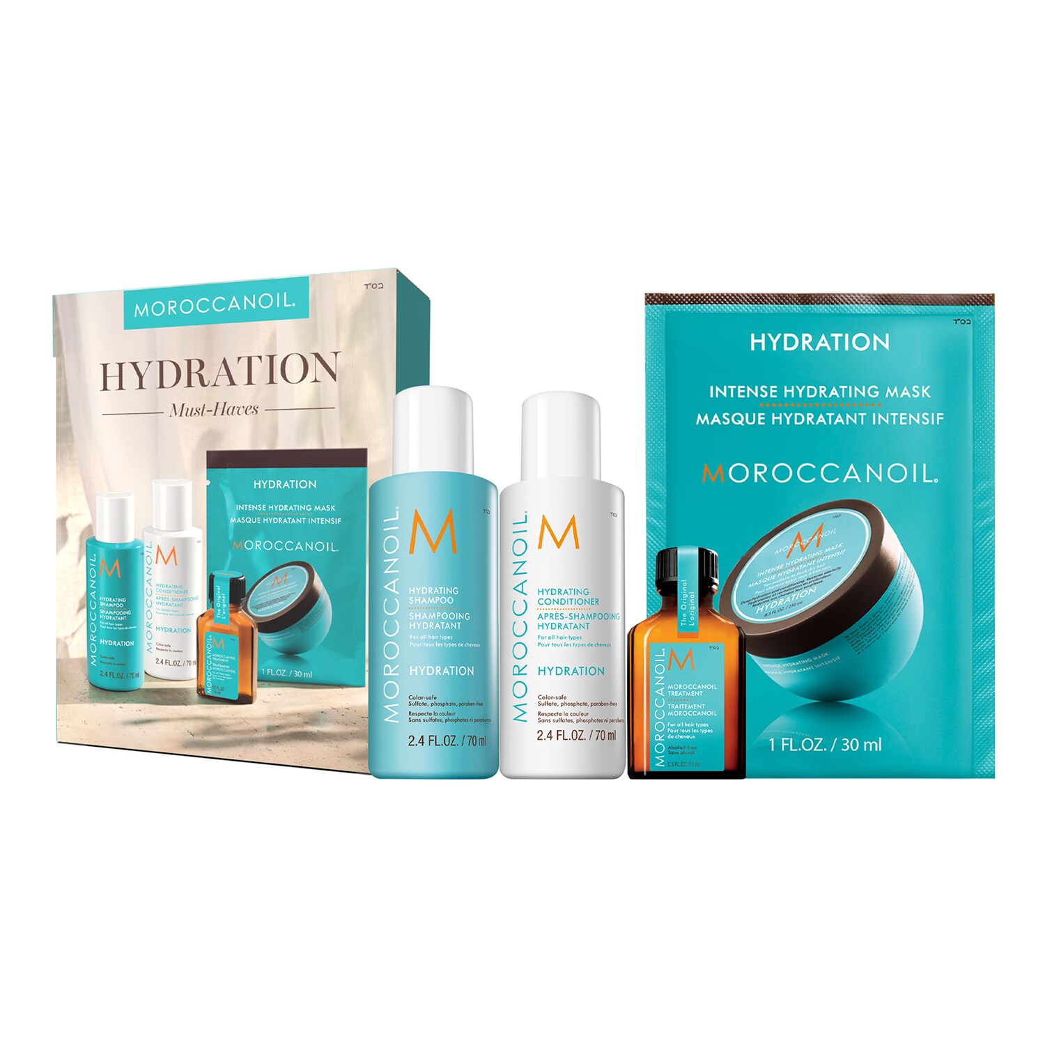 Moroccanoil - Hydration - Σετ ενυδατικής περιποίησης μαλλιών | 30 ml