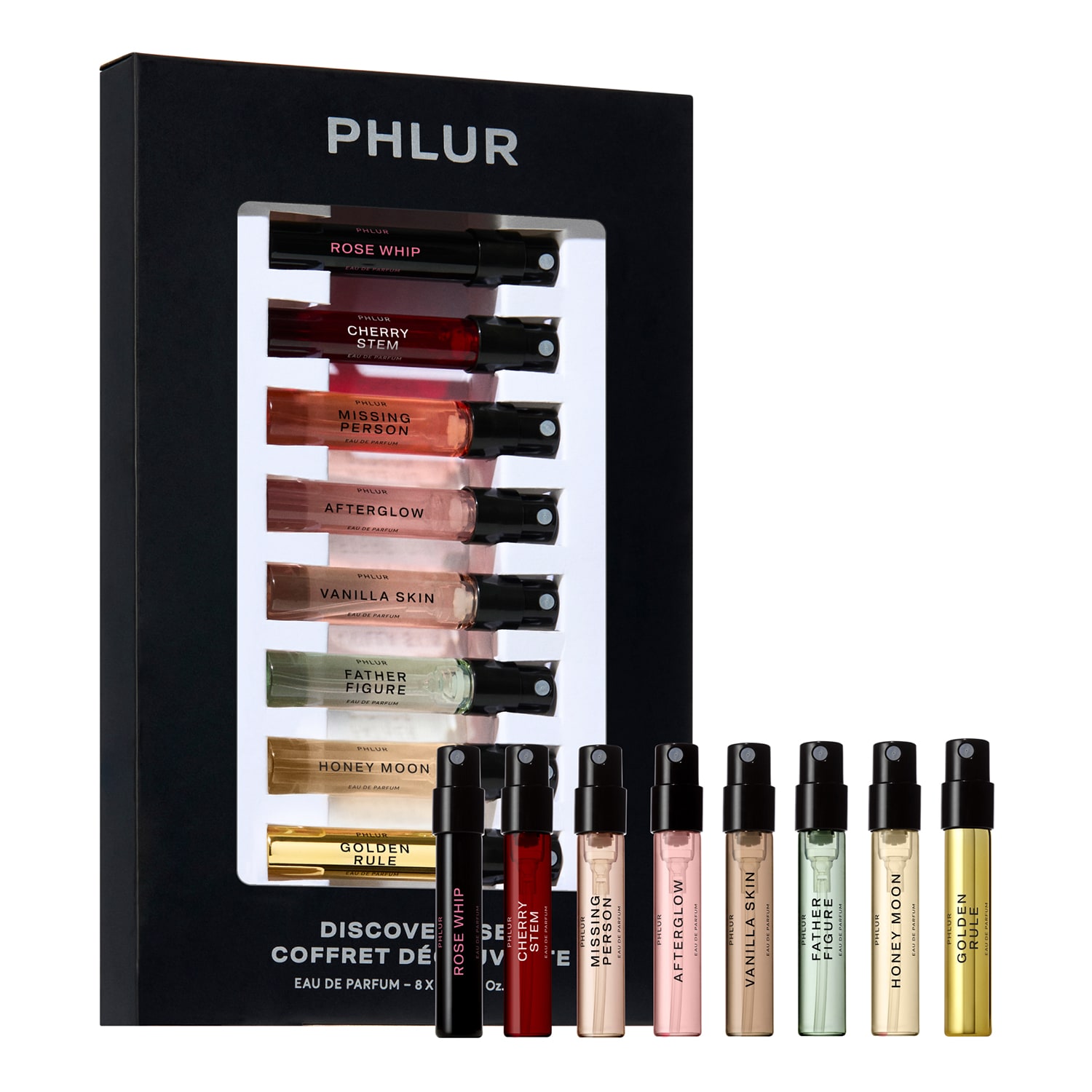 Phlur - Discovery Set - Σετ δοκιμής αρωμάτων ταξιδιού | 2 ml