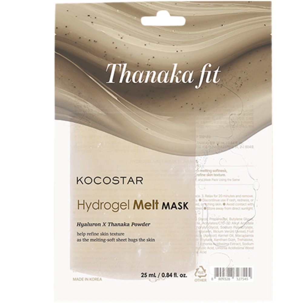 Kocostar Thanaka Fit & Hyaluron Hydrogel Melt Mask Ενυδατική Μάσκα για Βελτίωση της Υφής & για Λεία & Απαλή Όψη 25ml
