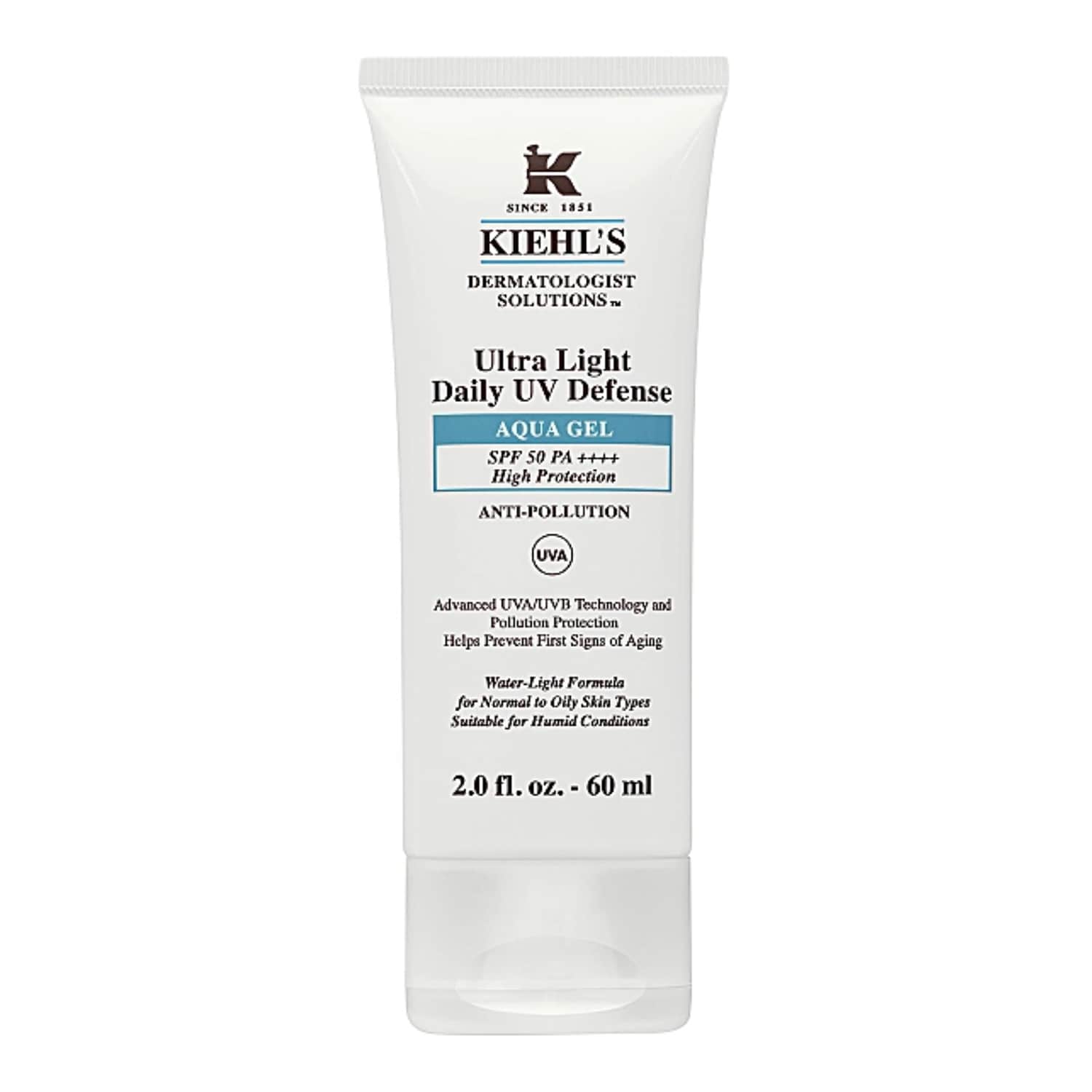 Kiehl's Since 1851 - UV Aqua Gel spf50 - Αντηλιακό για το πρόσωπο | 60 ml