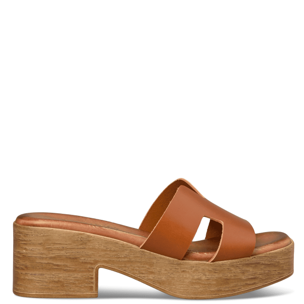 HEELED CLOG SANDALS