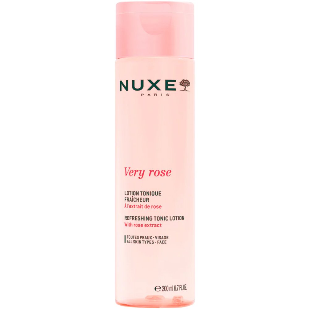 Nuxe Very Rose Refreshing Tonic Lotion Αναζωογονητική Τονωτική Λοσιόν με Εκχύλισμσα Ροδιού για Κάθε Τύπο Επιδερμίδας 200ml