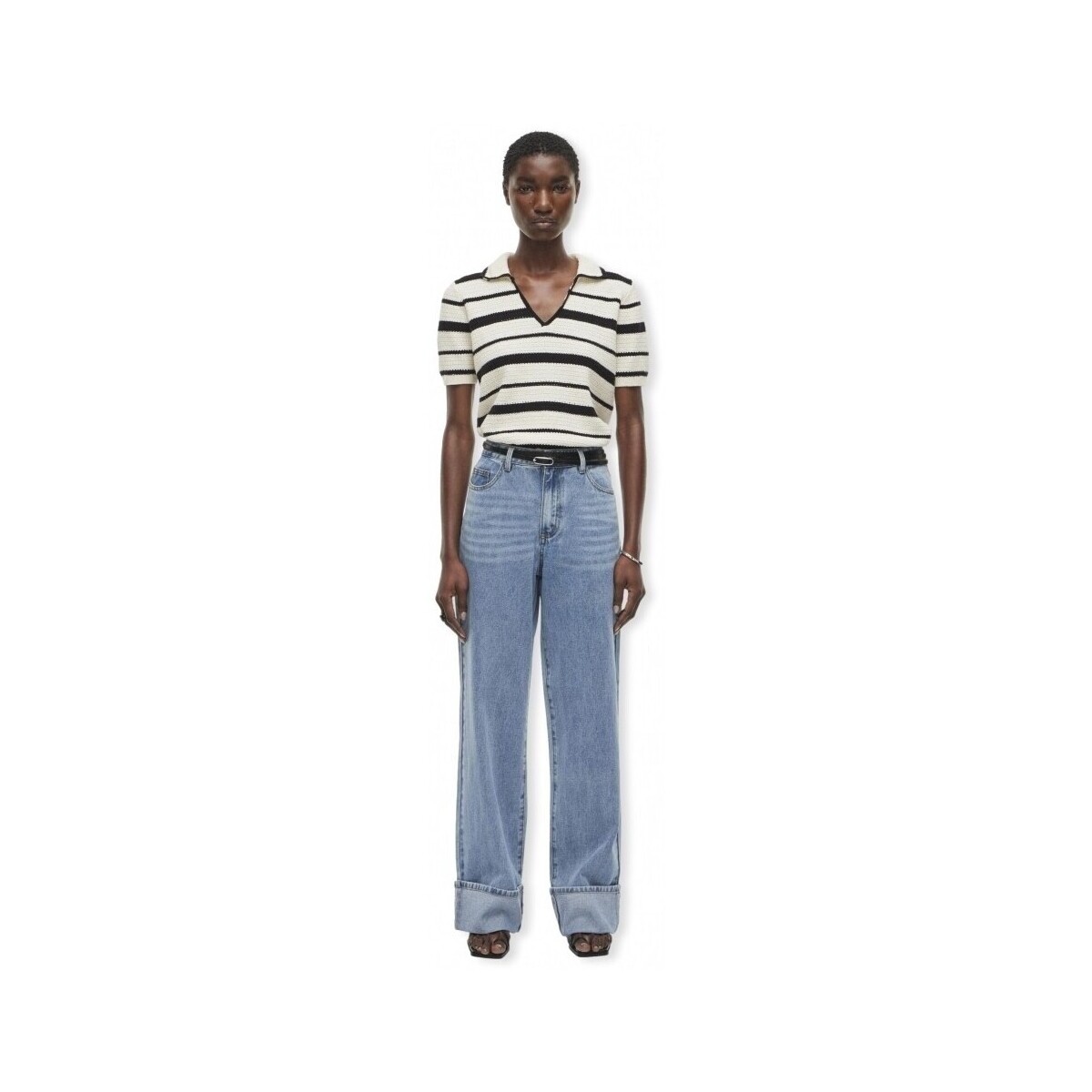 φαρδιά / καμπάνα Rouge Edit Jolie Jeans - Light Blue Denim