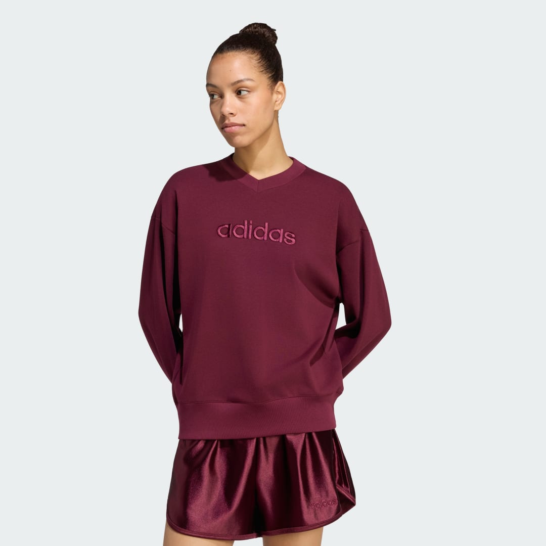Μπλούζα Seasonal Essentials Satin V-Neck