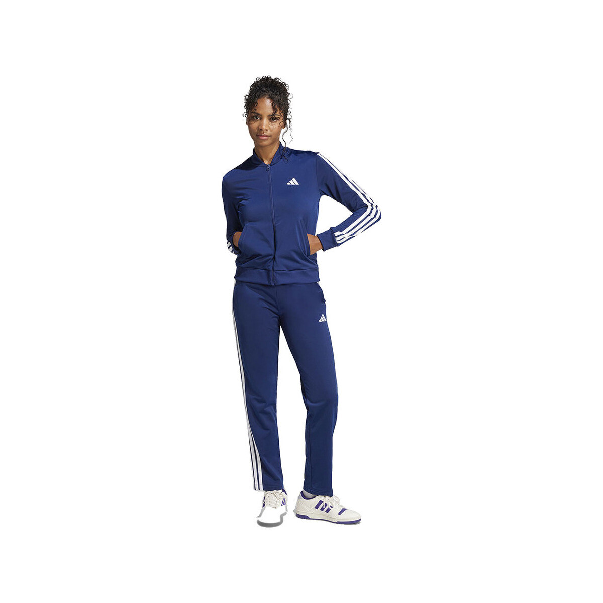 Σετ από φόρμες adidas Survêtement Essentials 3 Stripes 100% polyester recyclé