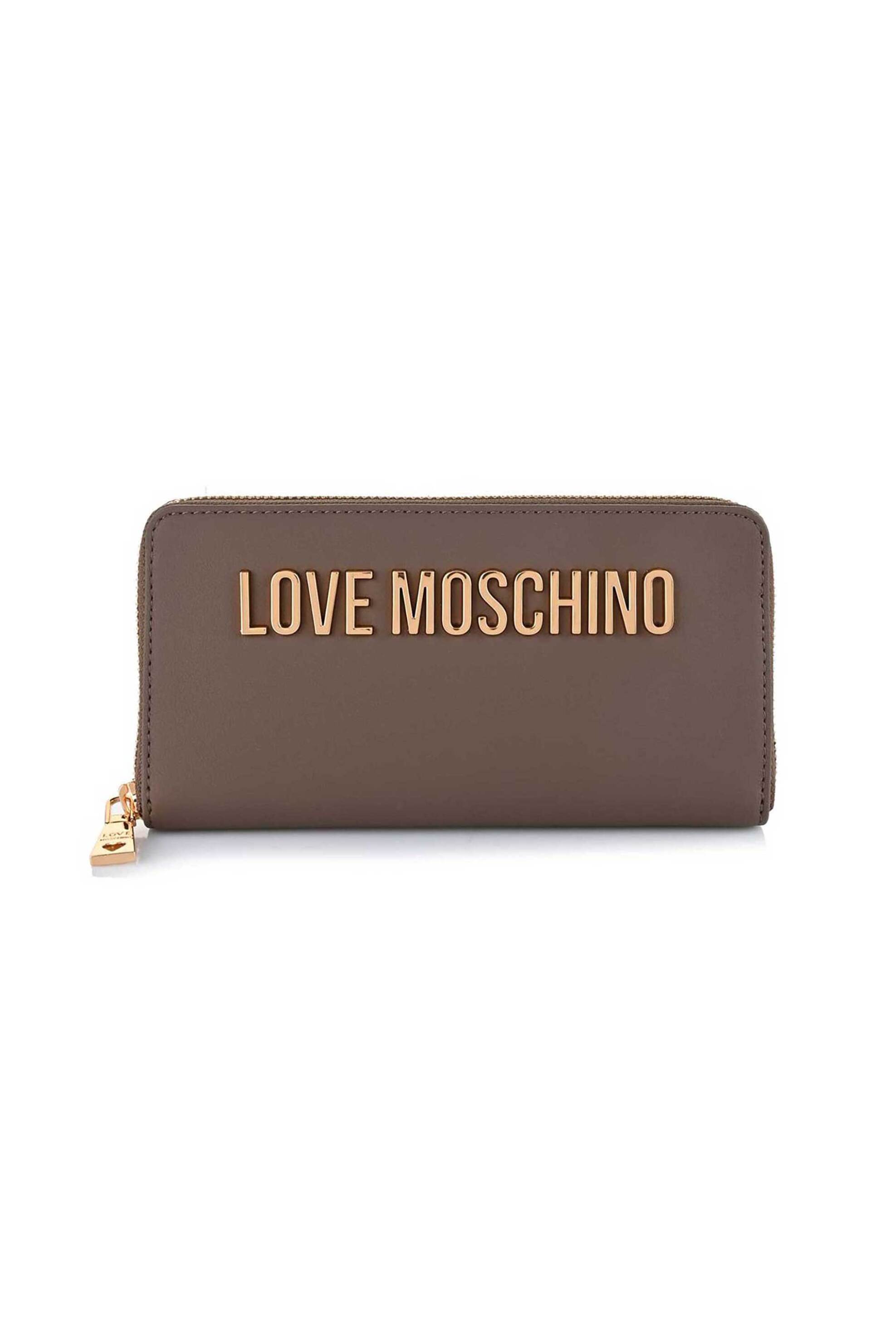Love Moschino γυναικείο πορτοφόλι με μεταλλικό λογότυπο