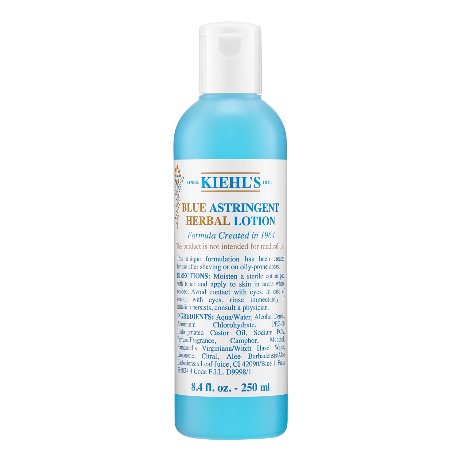 Kiehl's Since 1851 - Blue Astringent Herbal Lotion - Τονωτική λοσιόν | 250 ml