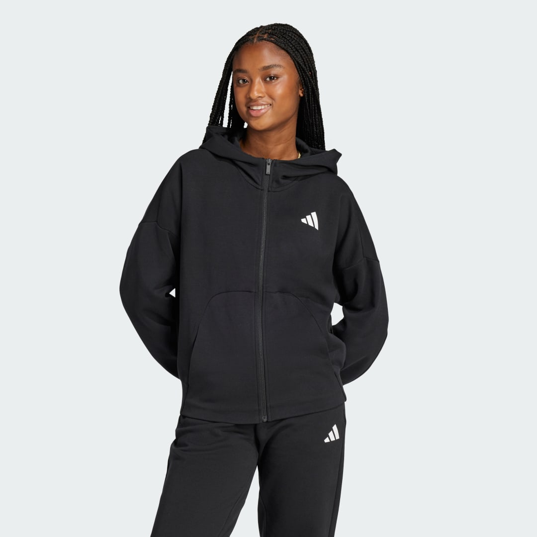 Future Icons Small Logo Full-Zip Hoodie