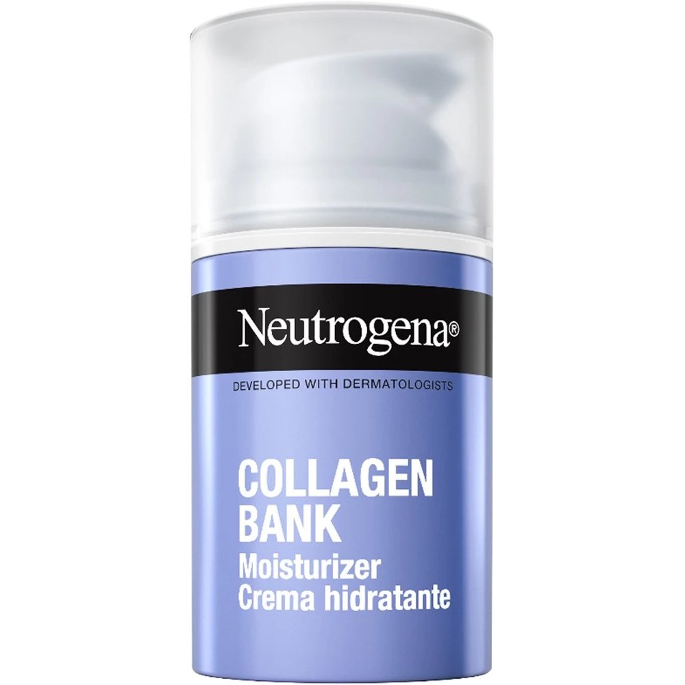 Neutrogena Collagen Bank Moisturizer Night Cream Ενυδατική Κρέμα Προσώπου Νύχτας με Κολλαγόνο, Μπακουχιόλη & Μικροπεπτιδία για Γεμάτη & Σφριγηλή Επιδερμίδα 50ml