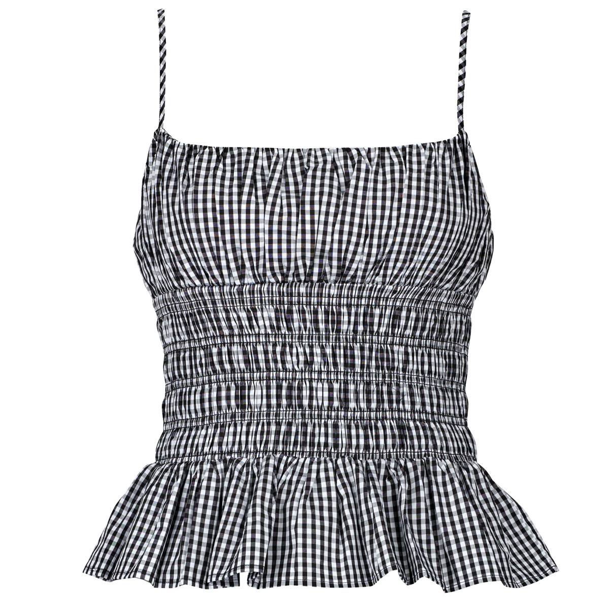 Μπλούζα MICHAEL Michael Kors GINGHAM SMOCK TOP