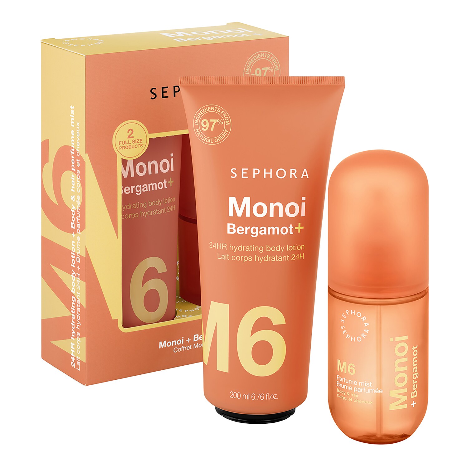 Sephora Collection - Monoï & Bergamote - Σετ Περιποίησης Σώματος | 2 τμχ