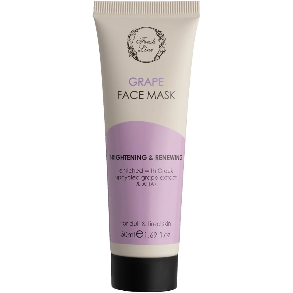Fresh Line Brightening & Renewing Grape Face Mask Αναζωογονητική Μάσκα Απολέπισης Προσώπου με Εκχύλισμα Σταφυλιού για πιο Φωτεινή & Λεία Επιδερμίδα 50ml