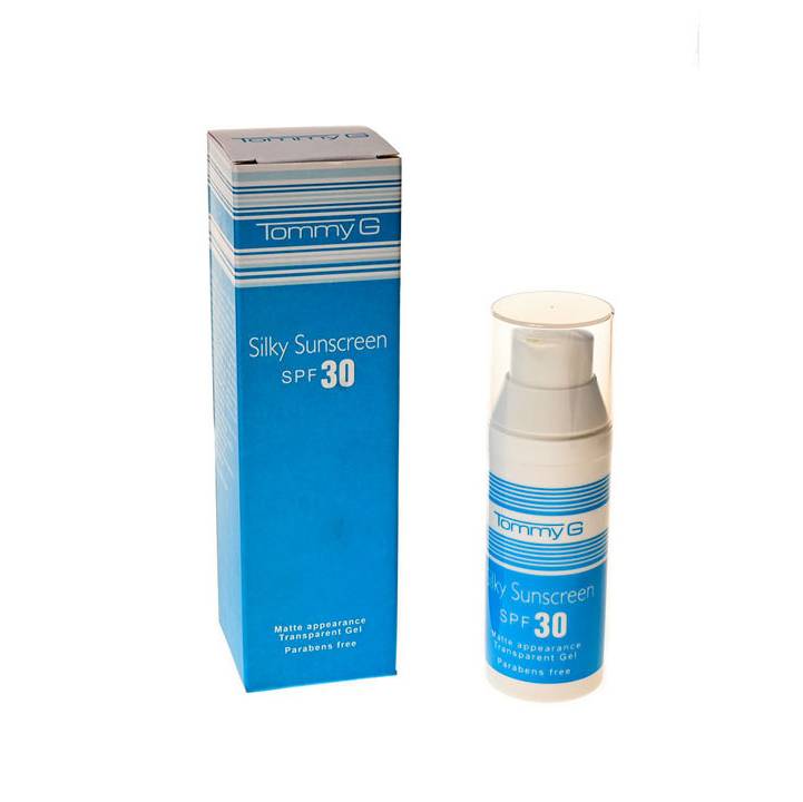 Silky Sunscreen Αντηλιακό Gel Προσώπου SPF30 50ml