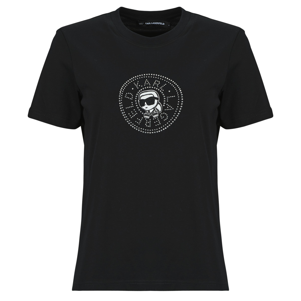T-shirt με κοντά μανίκια Karl Lagerfeld IKON RS CIRCLE T-SHIRT