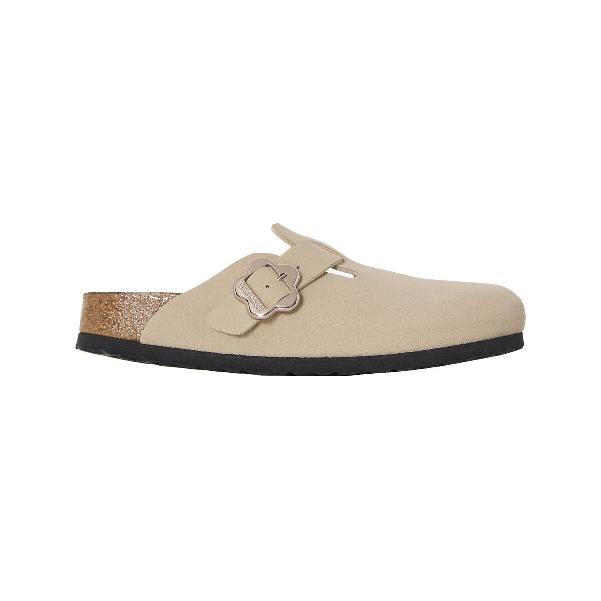 Τσόκαρα BIRKENSTOCK Sandales Boston Flower Buckle beige