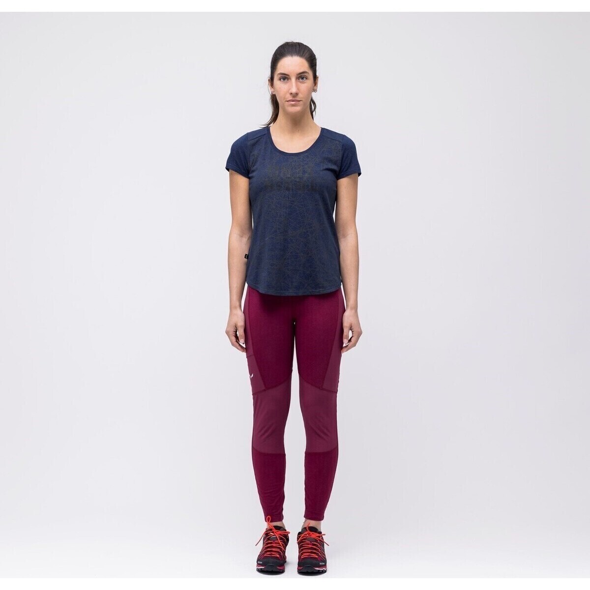 T-shirt με κοντά μανίκια Salewa Alpine Hemp Print 28115-3960