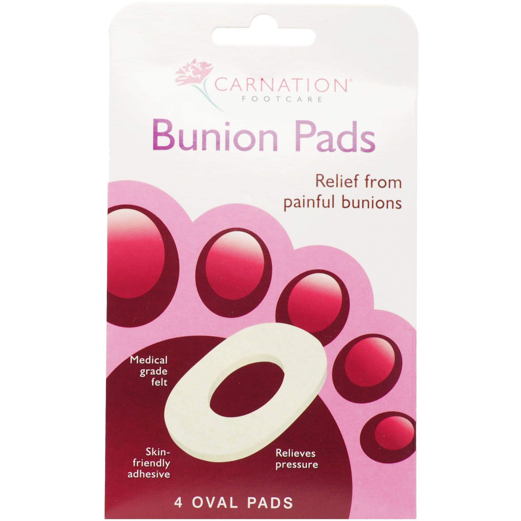 Carnation Bunion Pads Αυτοκόλλητα Προστατευτικά για τα Δάκτυλα των Ποδιών (Κότσι) 4τμχ
