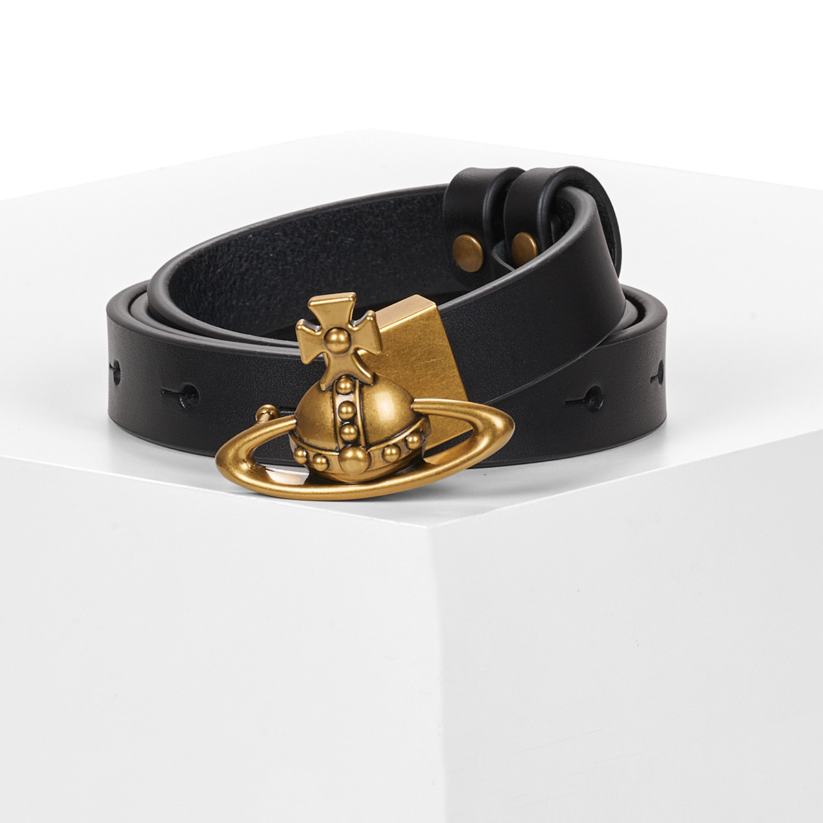 Ζώνη Vivienne Westwood SMALL ORB BUCKLE BELT