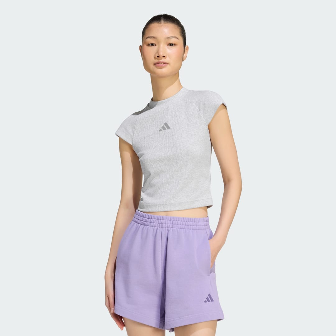 ΜΠΛΟΥΖΑ ADIDAS KIT SMALL LOGO RIB