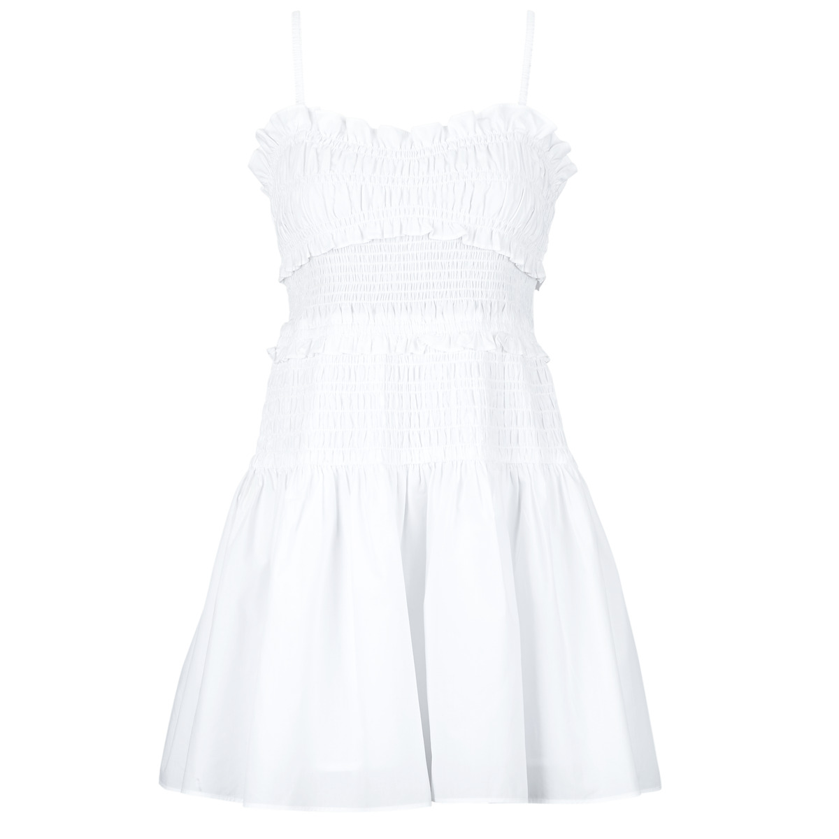 Κοντά Φορέματα MICHAEL Michael Kors POPLIN SMOCKED MINI DRESS