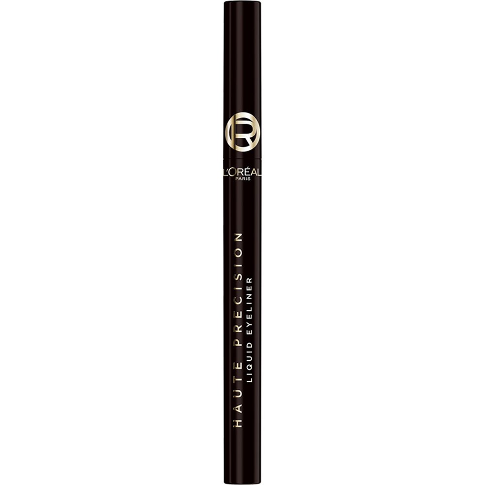 L'Oreal Paris Haute Precision Liquid Eyeliner Αδιάβροχο Μολύβι Ματιών σε Υγρή Μορφή για Έντονο Χρώμα & Ακριβείς Γραμμές με Διάρκεια Έως & 24 Ώρες, 1 Τεμάχιο