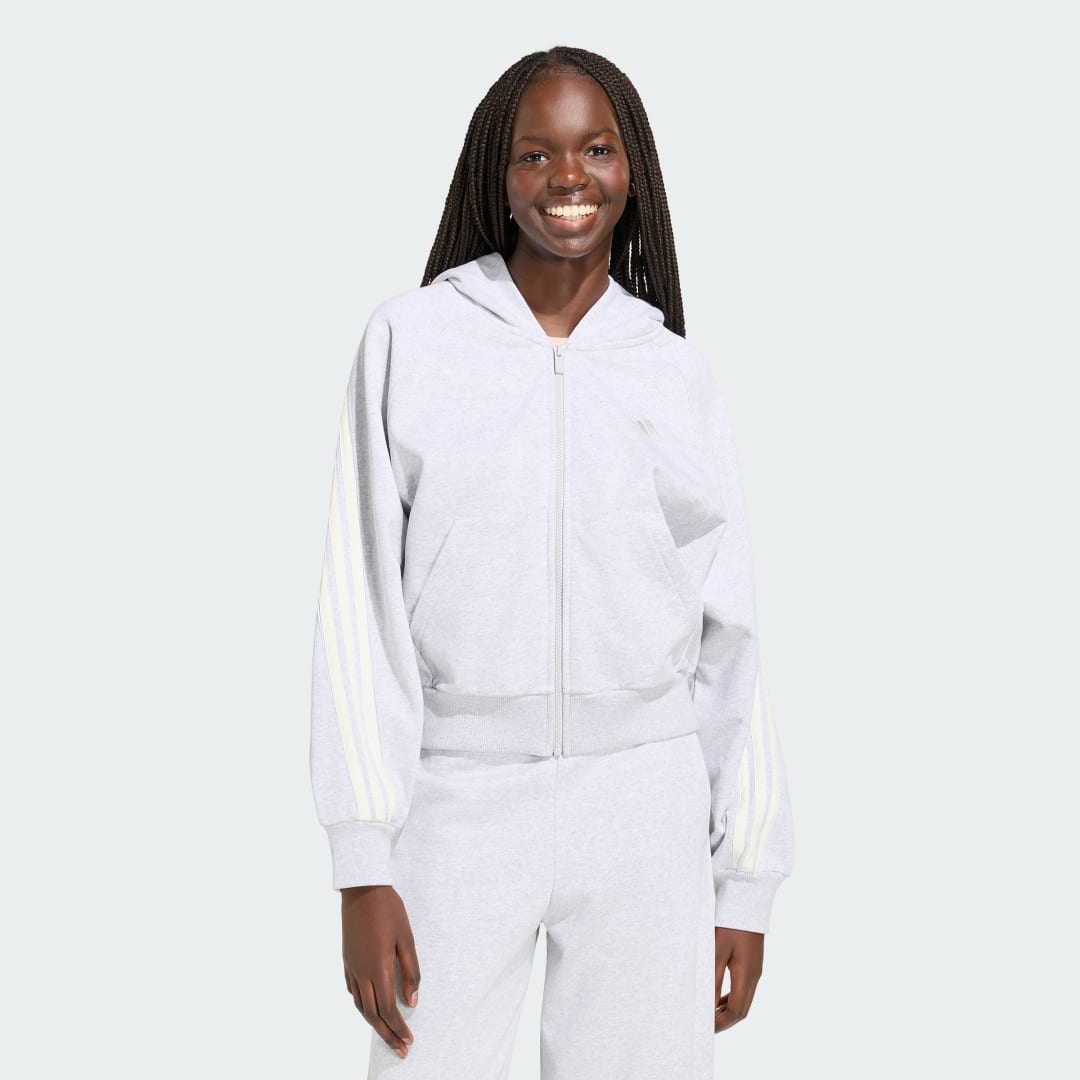 ADIDAS KIT 3-STRIPES FULL ZIP HOODIE