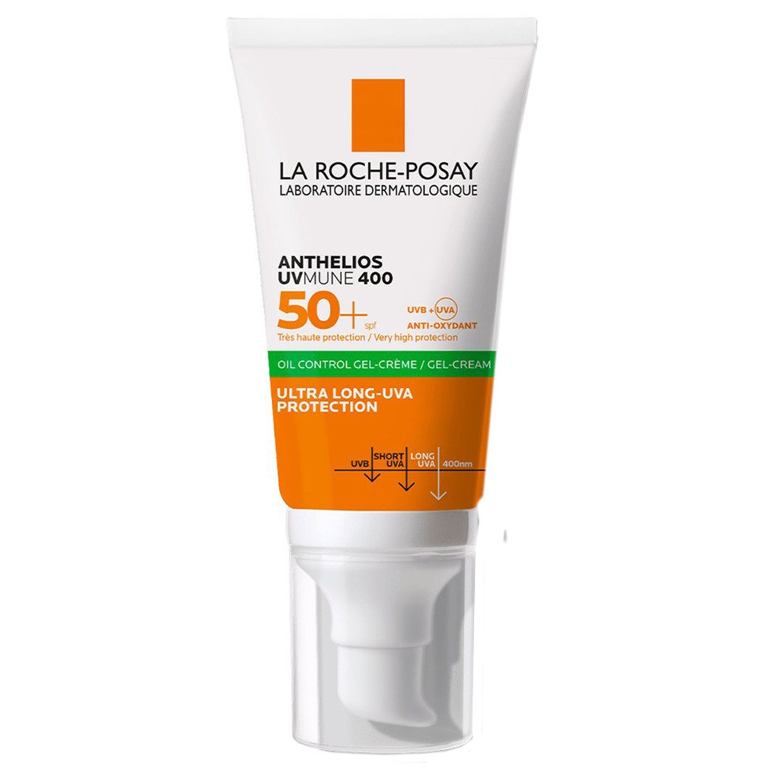 La Roche-Posay Anthelios UVMune Spf50+ Oil Control Gel-Cream Αντηλιακή Κρέμα Προσώπου Πολύ Υψηλής Προστασίας, Κατάλληλη για Λιπαρές Επιδερμίδες 50ml