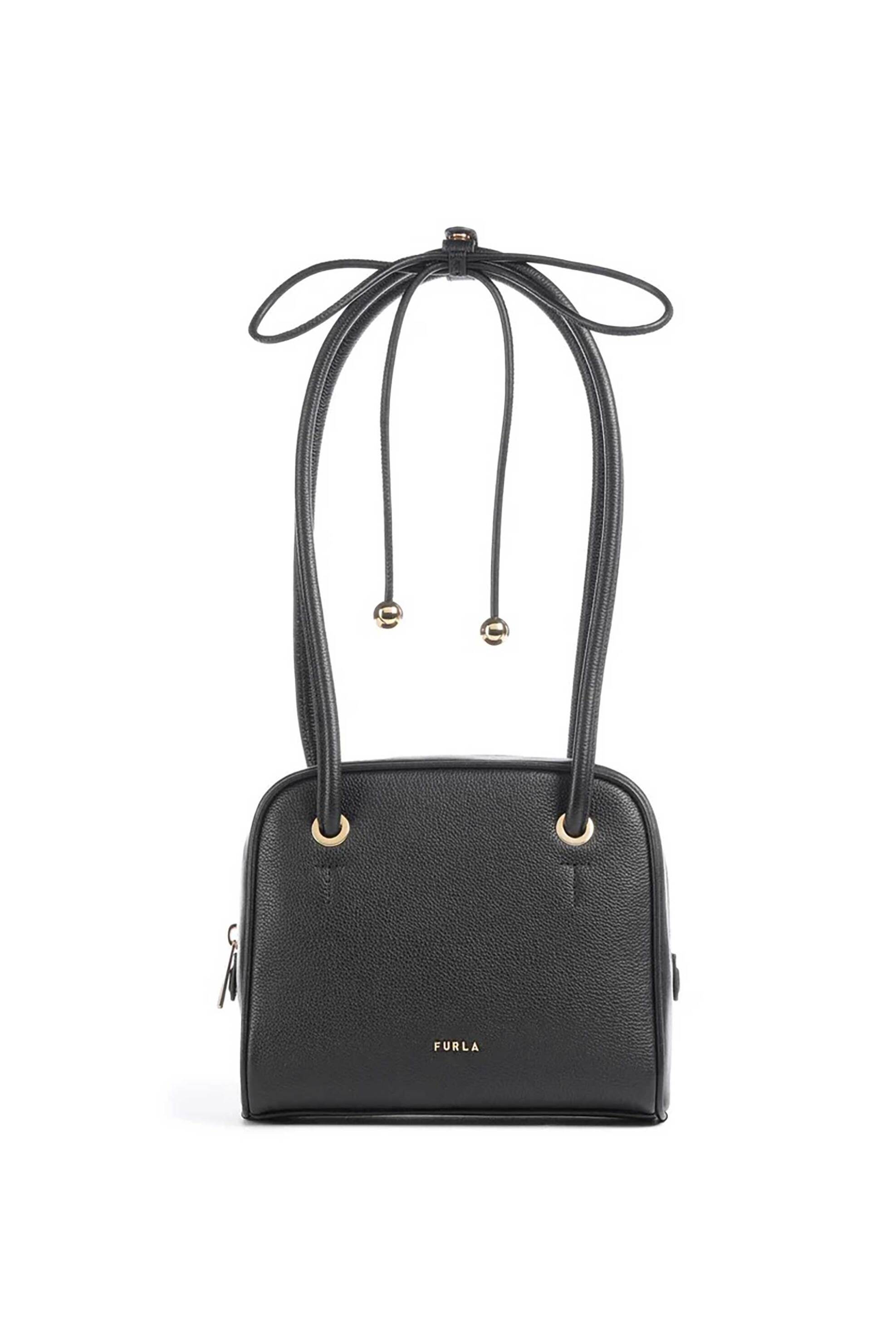 Furla γυναικεία δερμάτινη τσάντα ώμου "Poppy S"